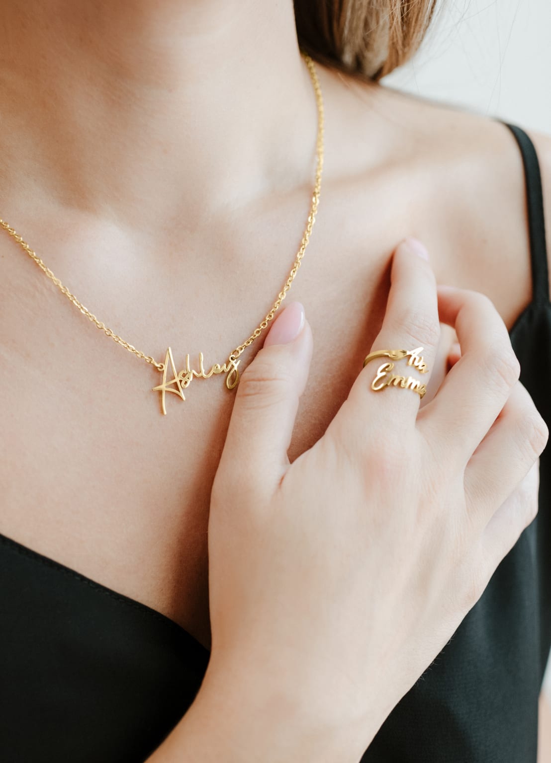 Mama Script Necklace – Mint \u0026 Lily